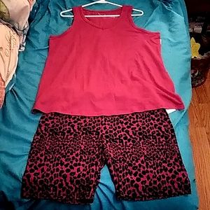 Women's 1X Tank-Top & Women's XL Bike Short Set. New with tags